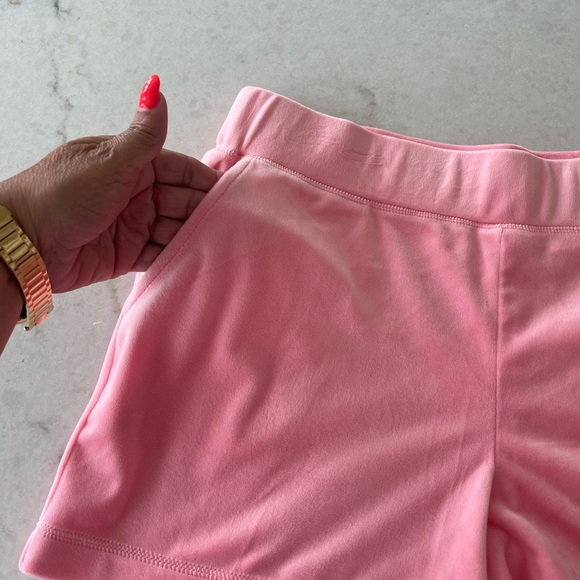 JUICY COUTURE POWDER PUFF VELOUR SET! Shorts and zip jacket! New! L - Picture 8 of 11